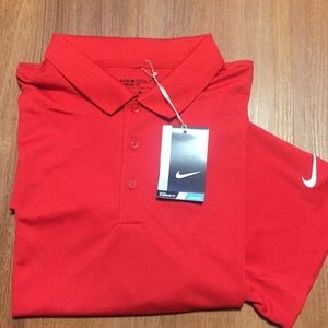 Nike Golf Mens polo shirt. Victory Red Size XL NWT
